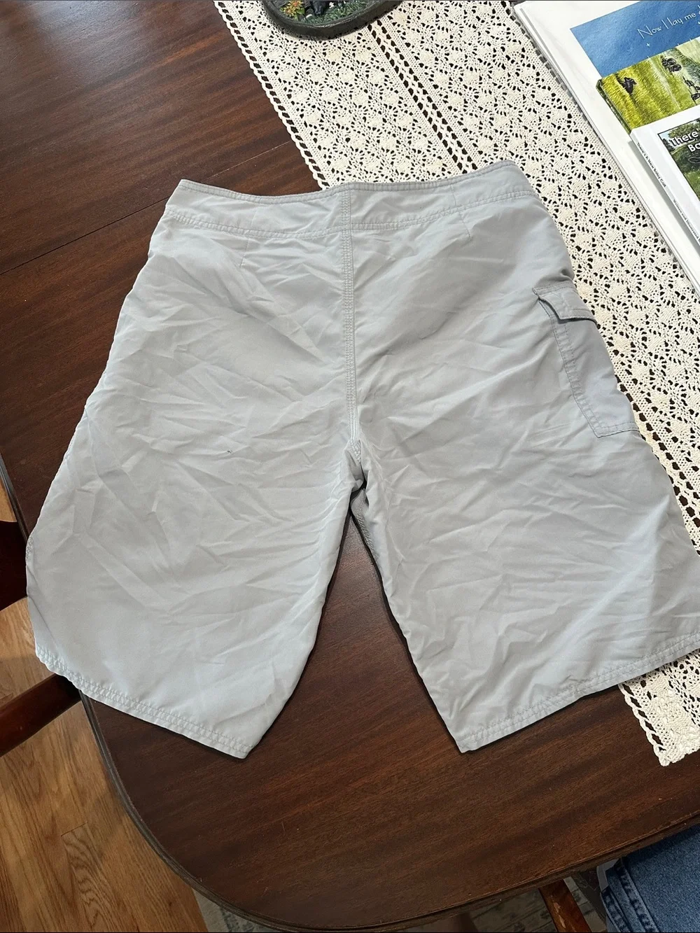 Oakley Men's Light Gray Swim Board Shorts